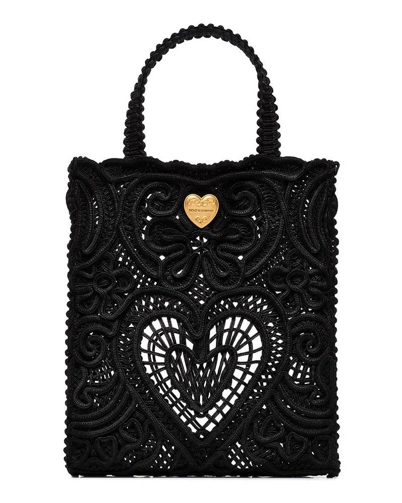 Dolce & Gabbana Kleine 'Beatrice' Handtasche - Schwarz Schwarz