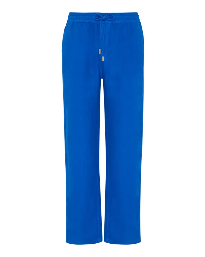 Vilebrequin Pacha Hose aus Leinen mit Kordelzug - Blau Blau