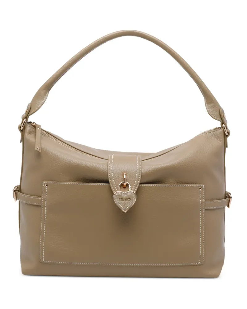 Liu Jo heart-charm tote bag - Nude Nude