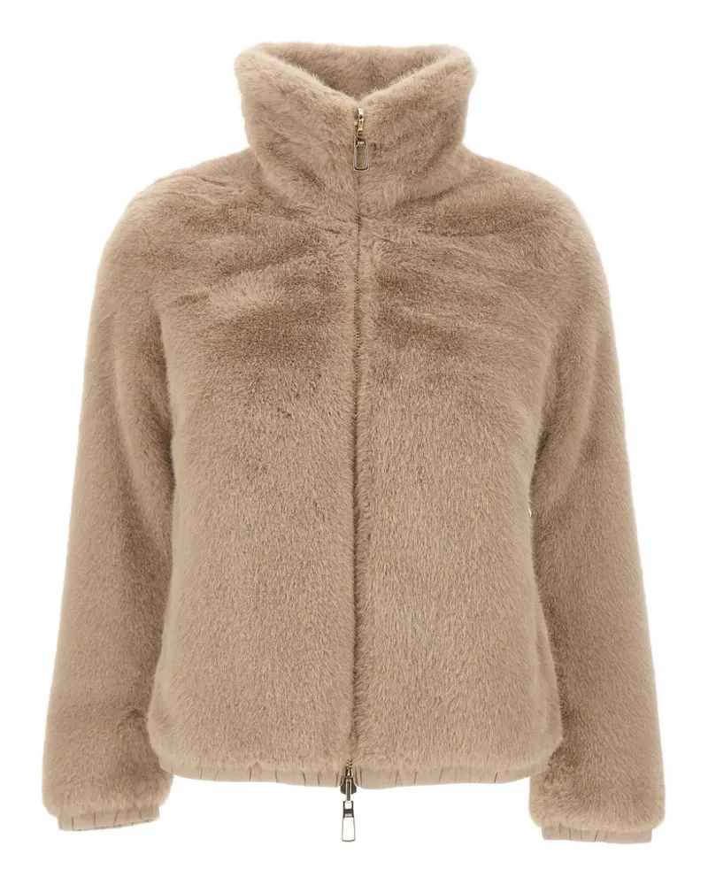DUNO Wendbare Manila R Jacke aus Faux Fur - Nude Nude
