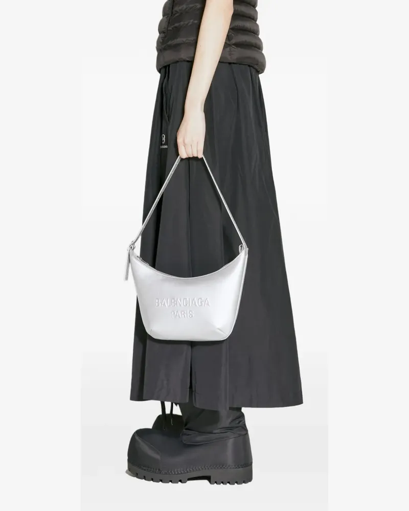 Balenciaga Mary-Kate Schultertasche - Silber Silber