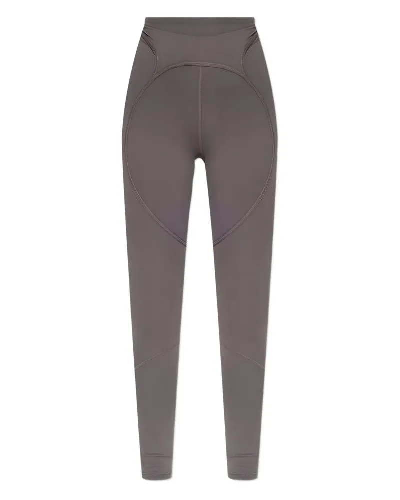 adidas Leggings mit Einsatz in Herzform - Grau Grau