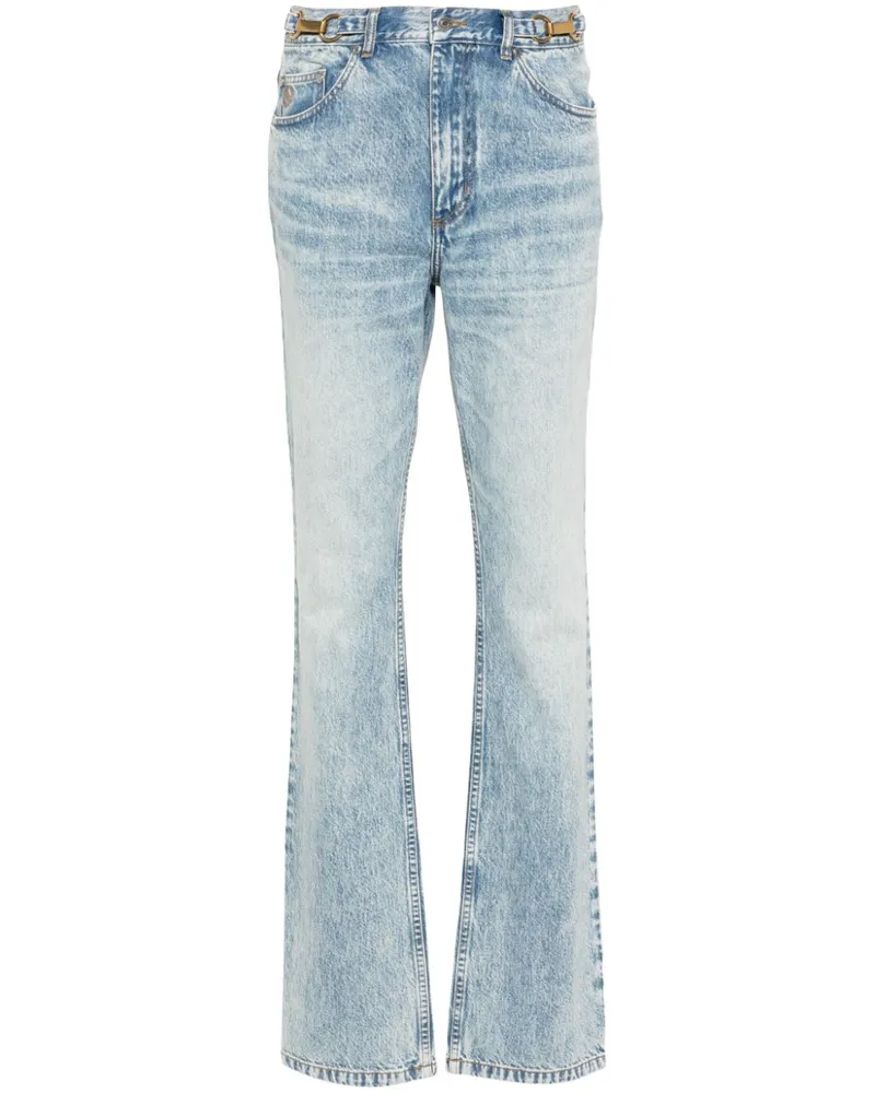 Stella McCartney Tapered-Jeans mit Spangenverzierung - Blau Blau