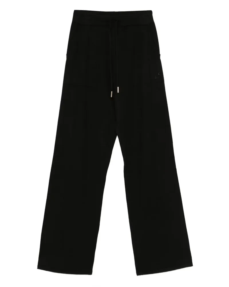Blumarine Bestickte Hose - Schwarz Schwarz
