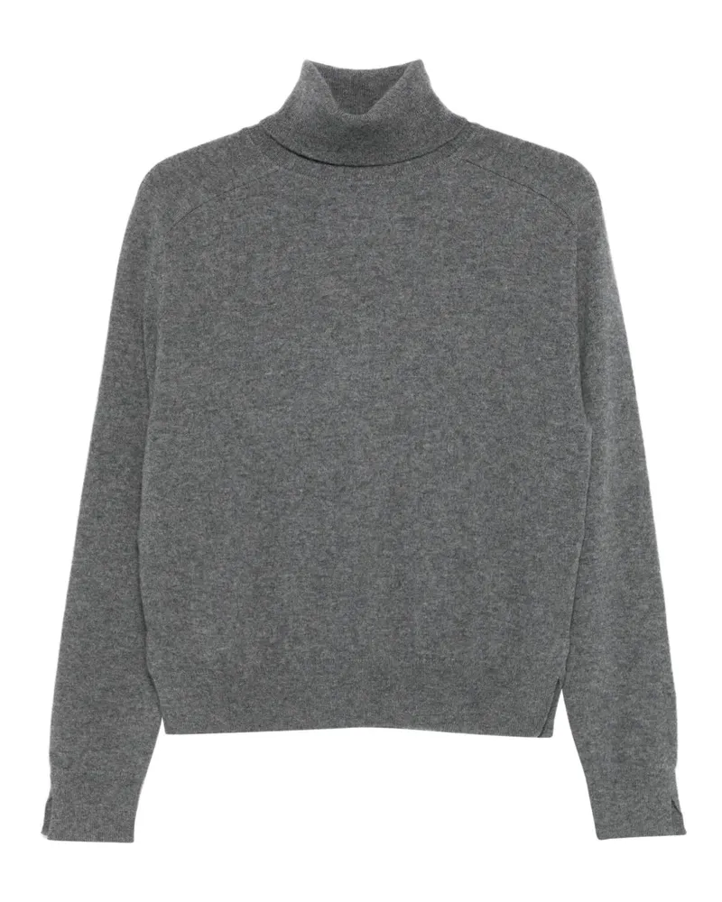 Gotha Langärmeliger Rollkragenpullover - Grau Grau