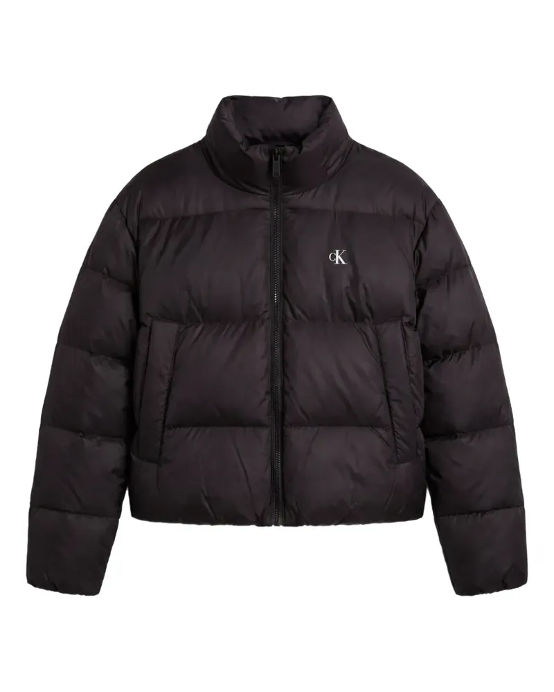 Calvin Klein quilted hooded jacket - Schwarz Schwarz