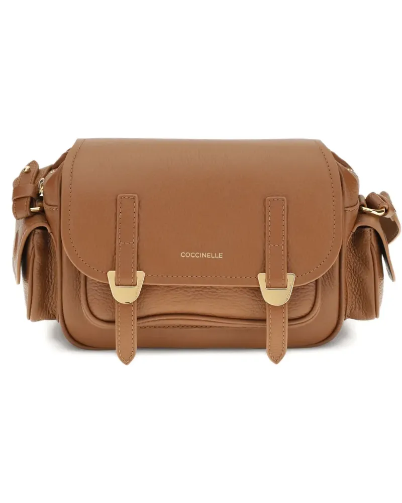 Coccinelle Kleine Campus Schultertasche - Braun Braun