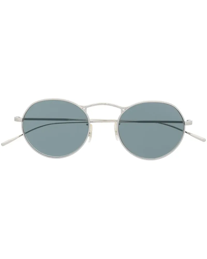 Oliver Peoples Runde M-4 30th Sonnenbrille - Silber Silber