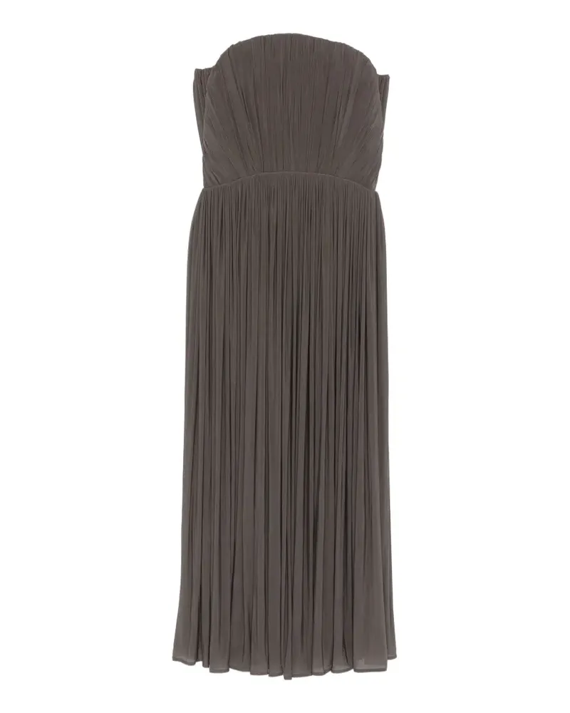 Magda Butrym strapless midi dress - Grau Grau