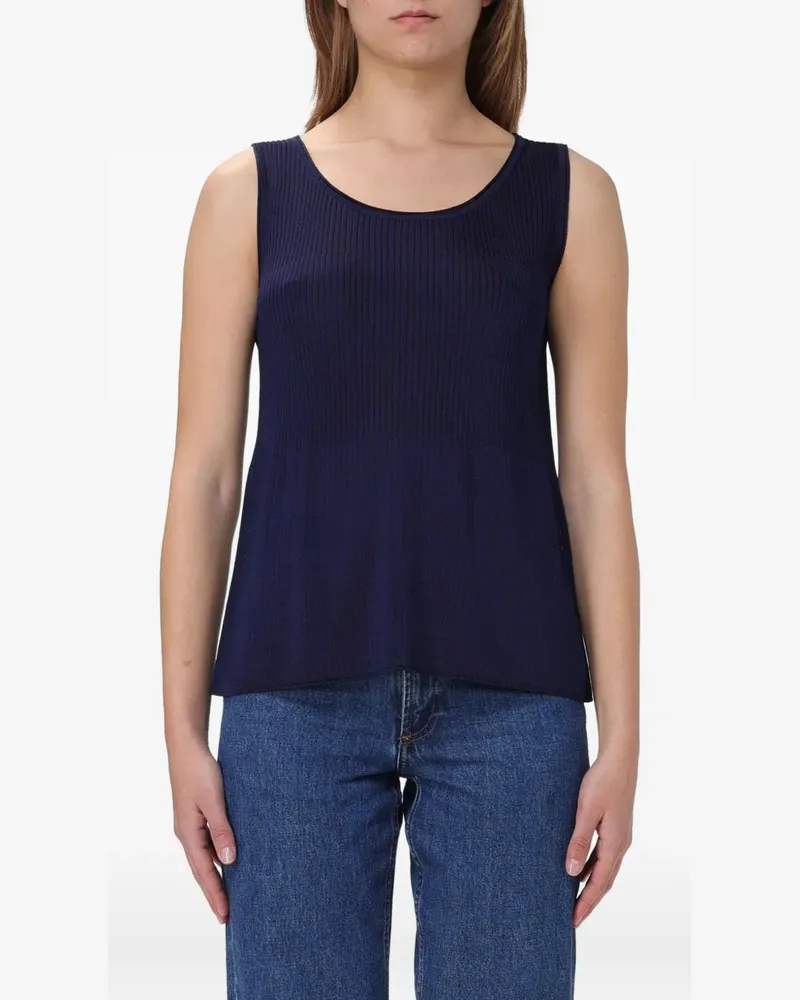 A.P.C. Geripptes Calista Tanktop - Blau Blau