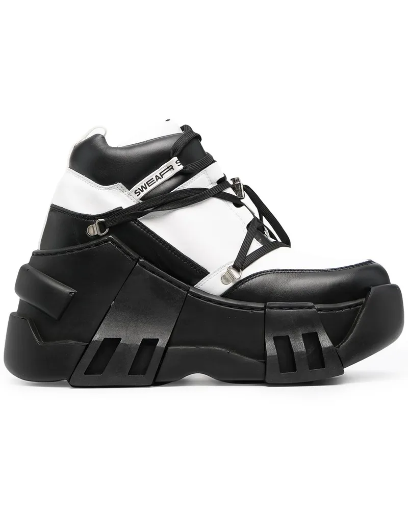swear Wunschanfertigung: Amazon Plateau-Sneakers - Weiß Weiß