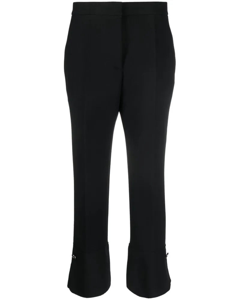 MSGM High-Waist-Hose mit Bügelfalten - Schwarz Schwarz