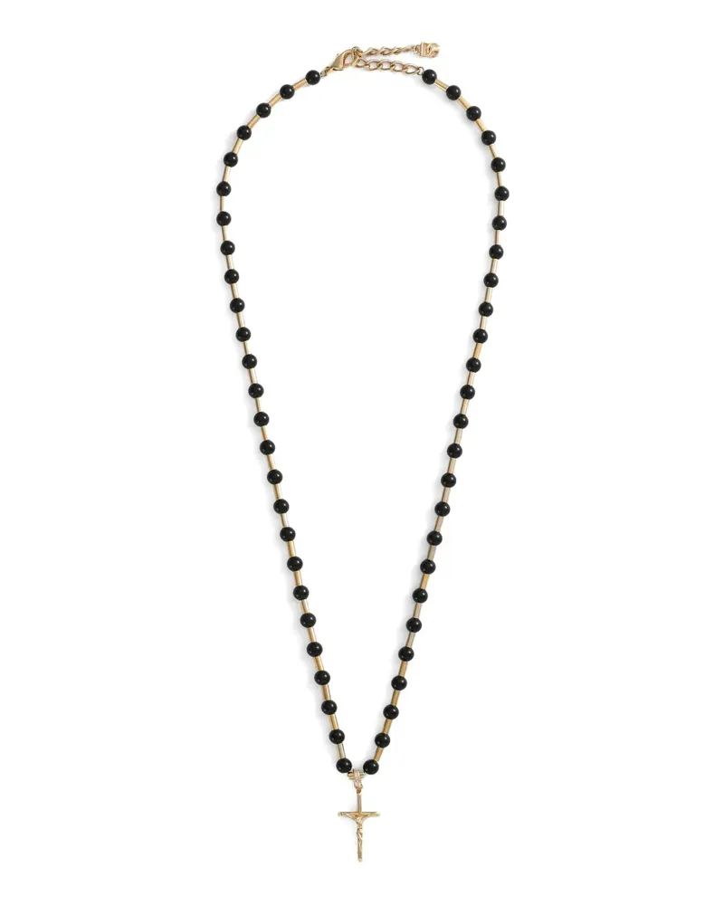 Dolce & Gabbana Halskette mit Kreuzanhänger - Gold Gold