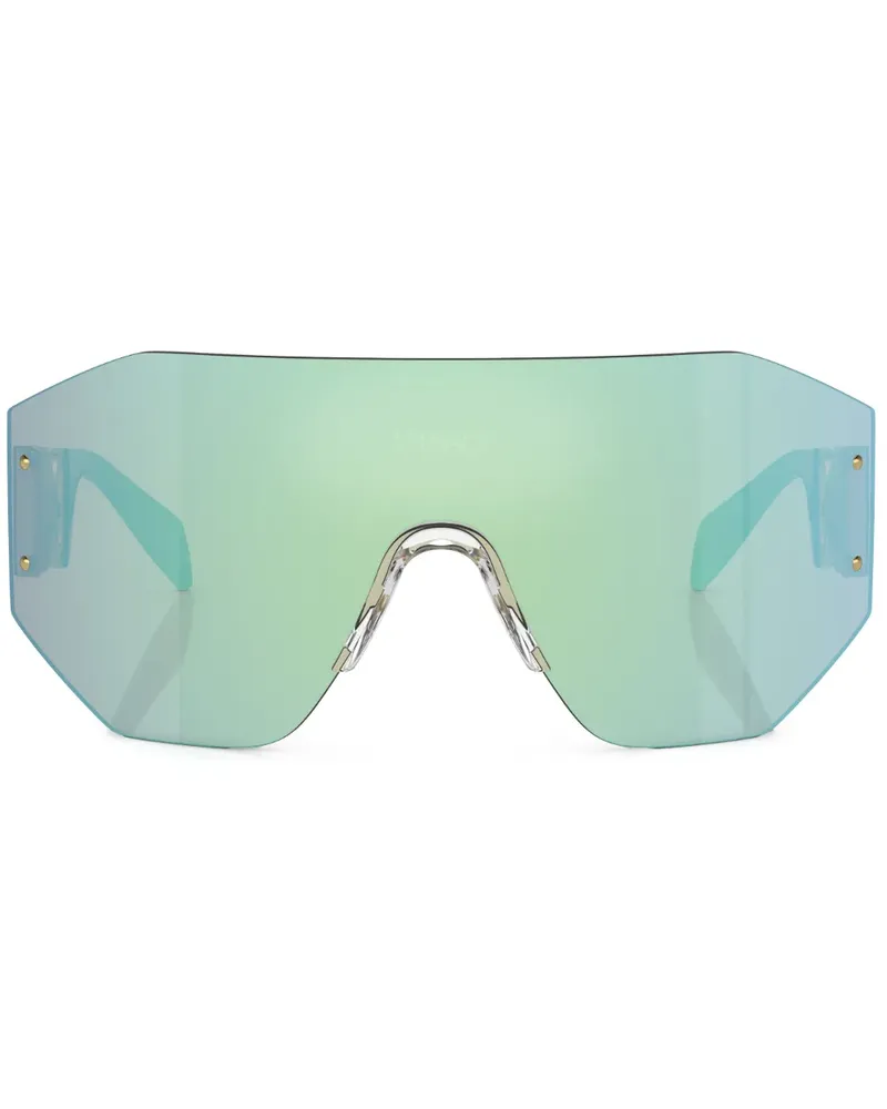 Versace Sonnenbrille mit verspiegelten Gläsern - Rosa Rosa