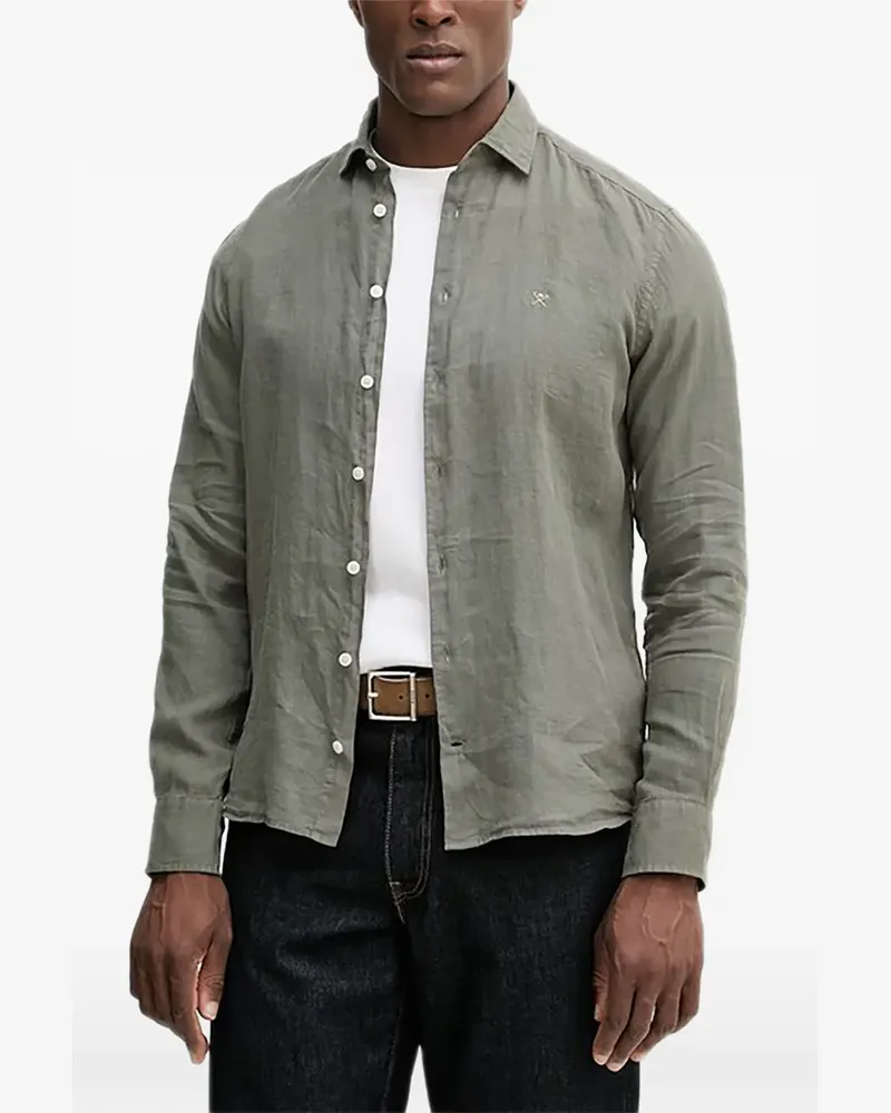 Hackett long-sleeve shirt - Grün Grün