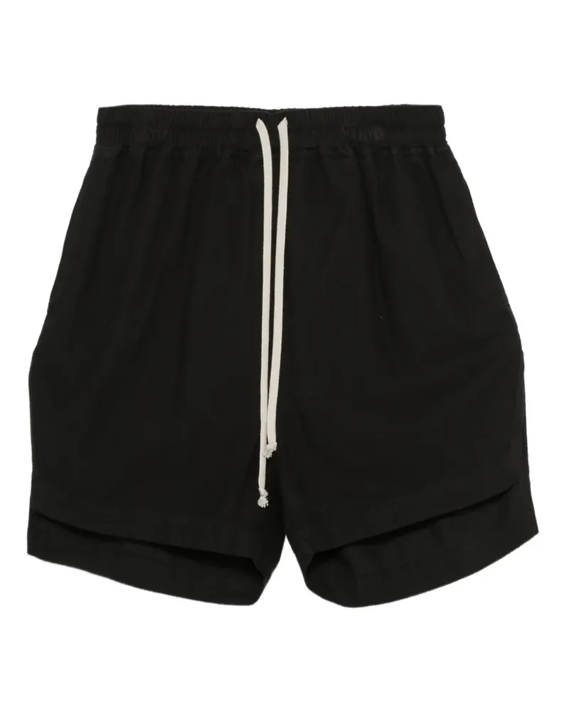 DRKSHDW by Rick Owens Kordelzug-Shorts im Layering-Look - Schwarz Schwarz