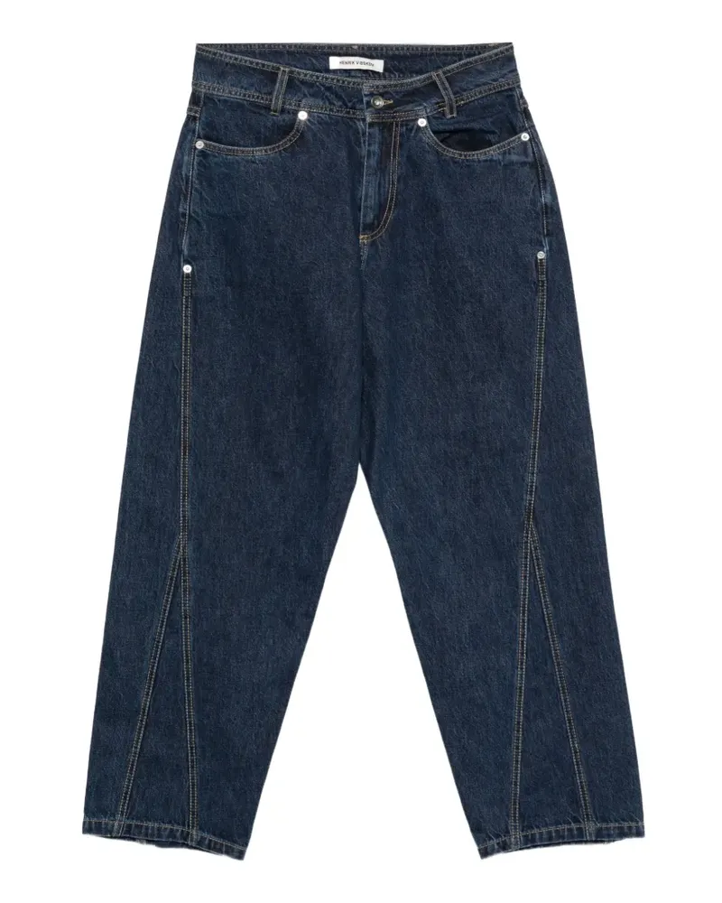 Henrik Vibskov M501 panelled jeans - Blau Blau
