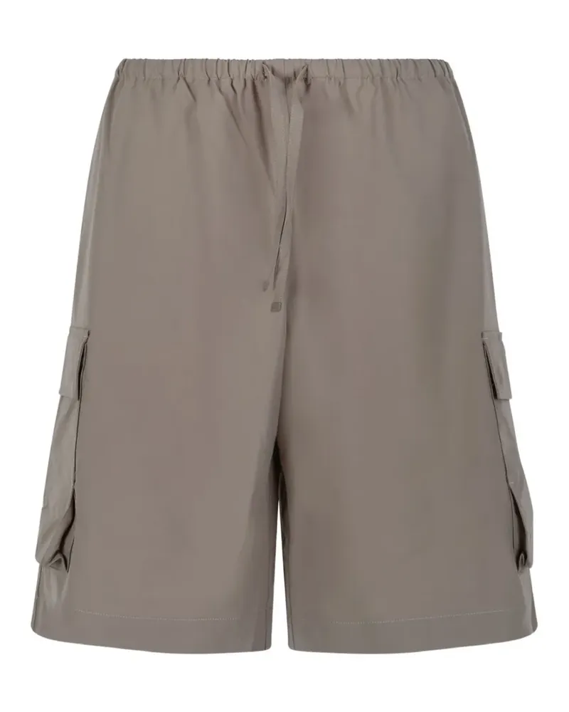 Herno elasticated-waist cargo shorts - Nude Nude
