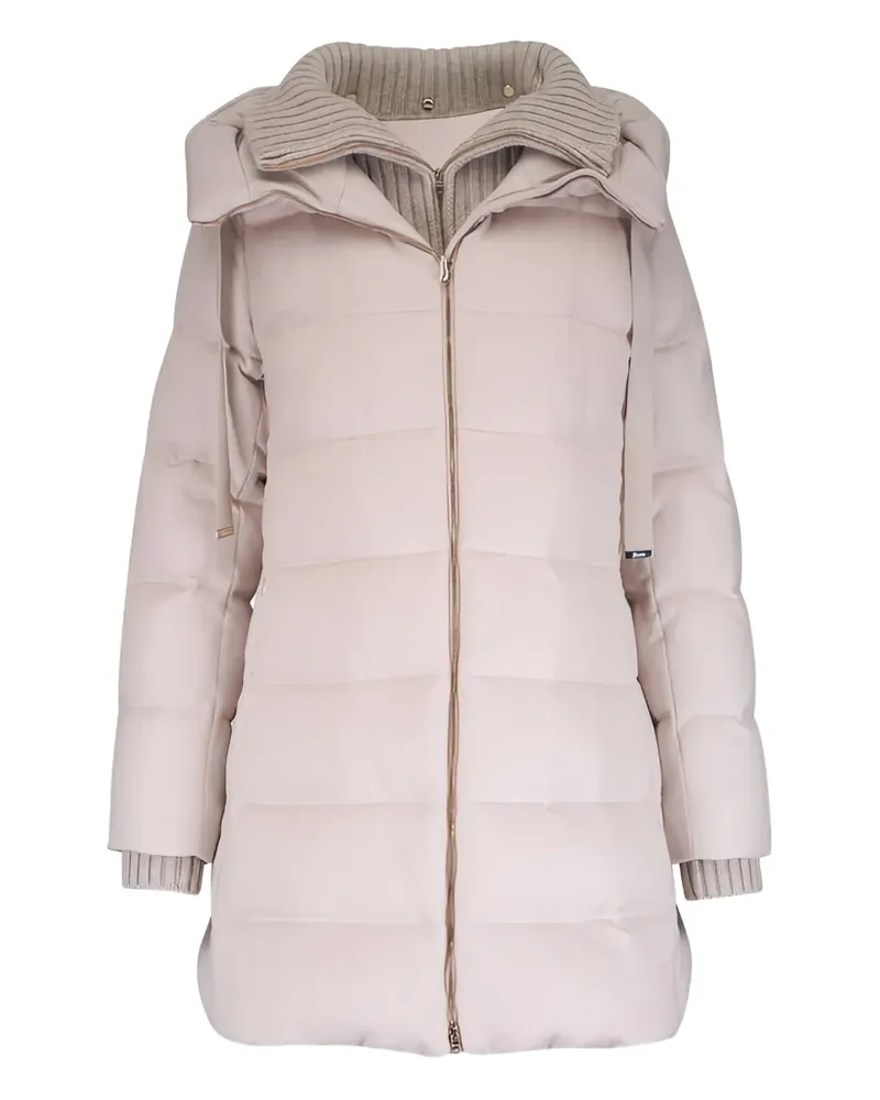 Herno Gesteppter Kapuzenmantel - Nude Nude