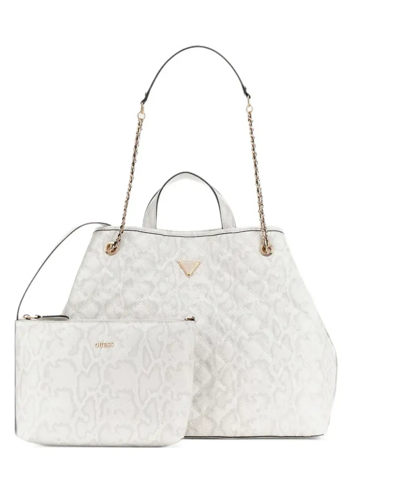 Guess Giully shopper tote bag - Weiß Weiß