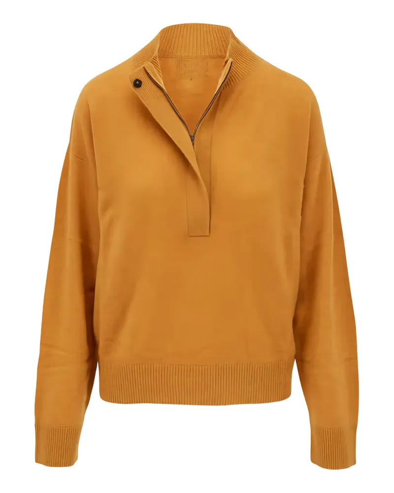 Le Kasha 1918 Croatia Pullover mit kurzem Reißverschluss - Orange Orange