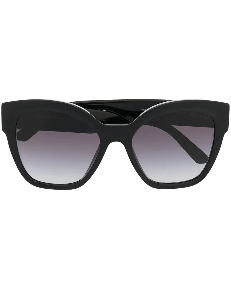 Prada Sonnenbrille im Butterfly-Design - Schwarz Schwarz