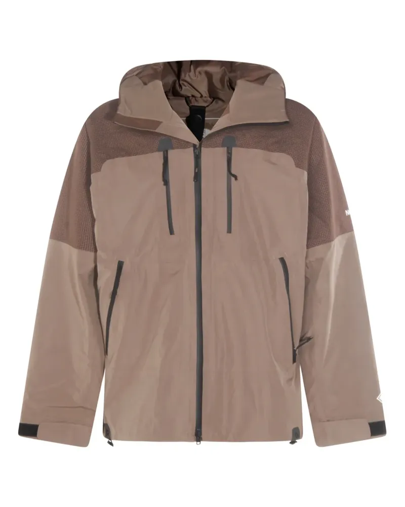 The North Face EG Devils Thumb grid-pattern hooded jacket - Braun Braun