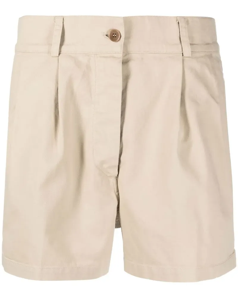 ASPESI Weite Shorts mit hohem Bund - Nude Nude