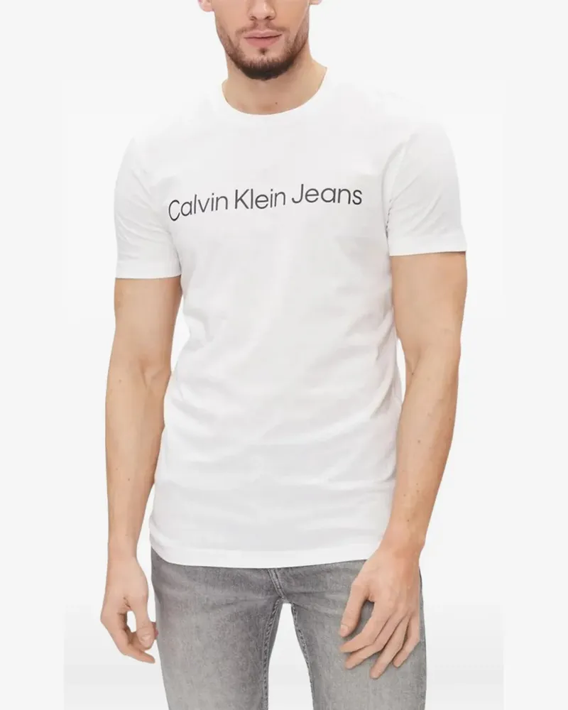 Calvin Klein logo-print T-shirt - Weiß Weiß