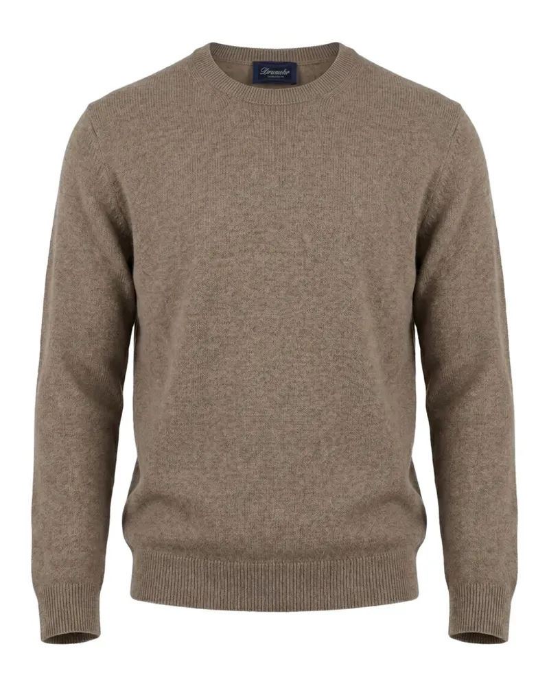 Drumohr  Pullover mit rundem Ausschnitt - Braun Braun