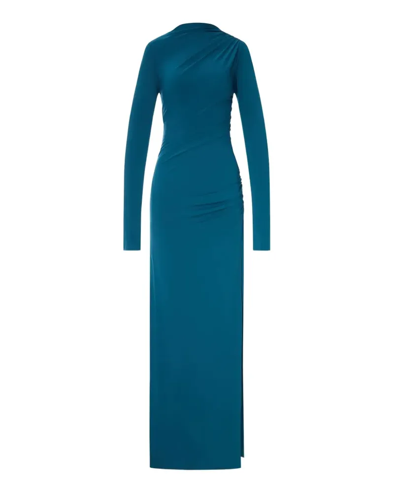 ANDAMANE Gerafftes Sophie Maxikleid - Grün Grün