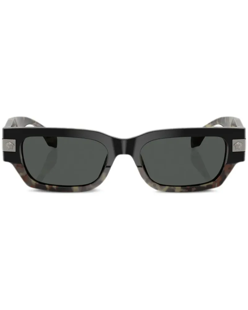 Versace Eckige Classic Sonnenbrille - Grün Grün