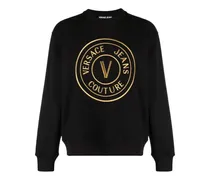 Sweatshirt mit aufgesticktem V-Emblem