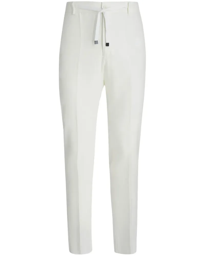 Brian Dales Hose mit Tapered-Bein - Weiß Weiß