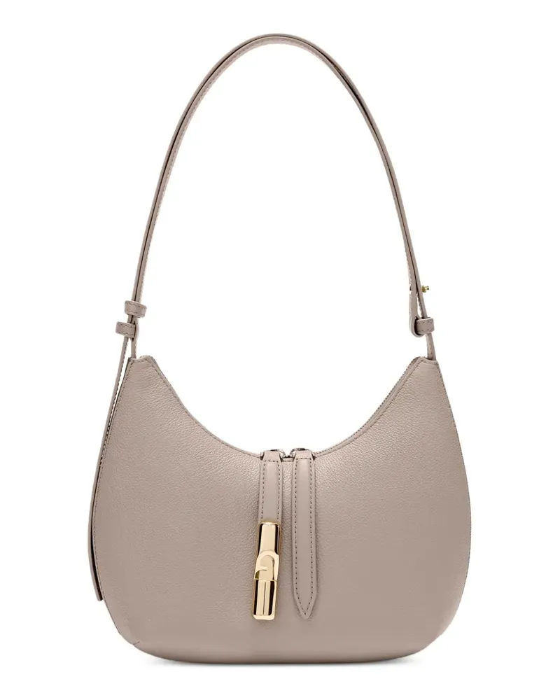 Furla Kleine Goccia Schultertasche - Grau Grau