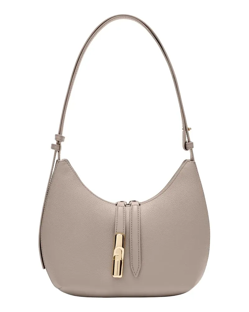 Furla Kleine Goccia Schultertasche - Grau Grau