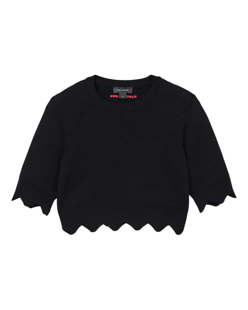 Marc Jacobs Klassisches Cropped-Top - Schwarz Schwarz