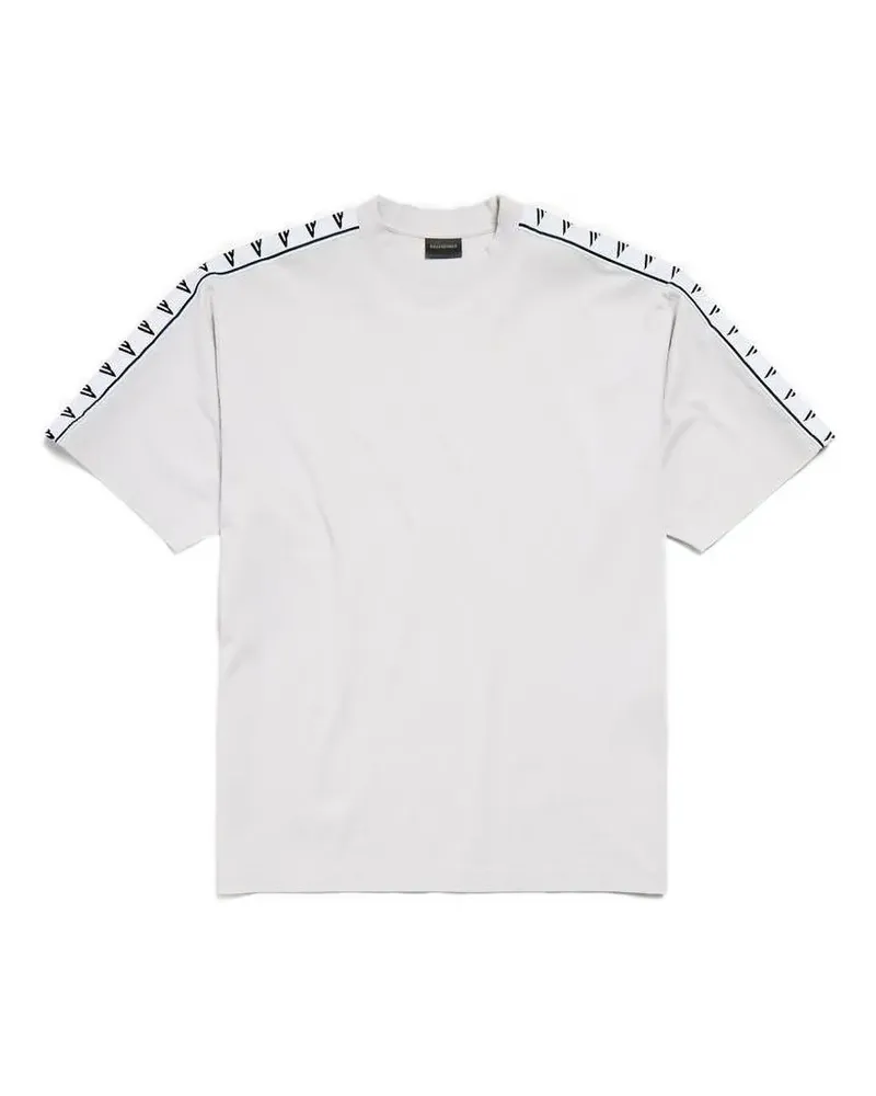 Balenciaga Gestreiftes T-Shirt - Nude Nude
