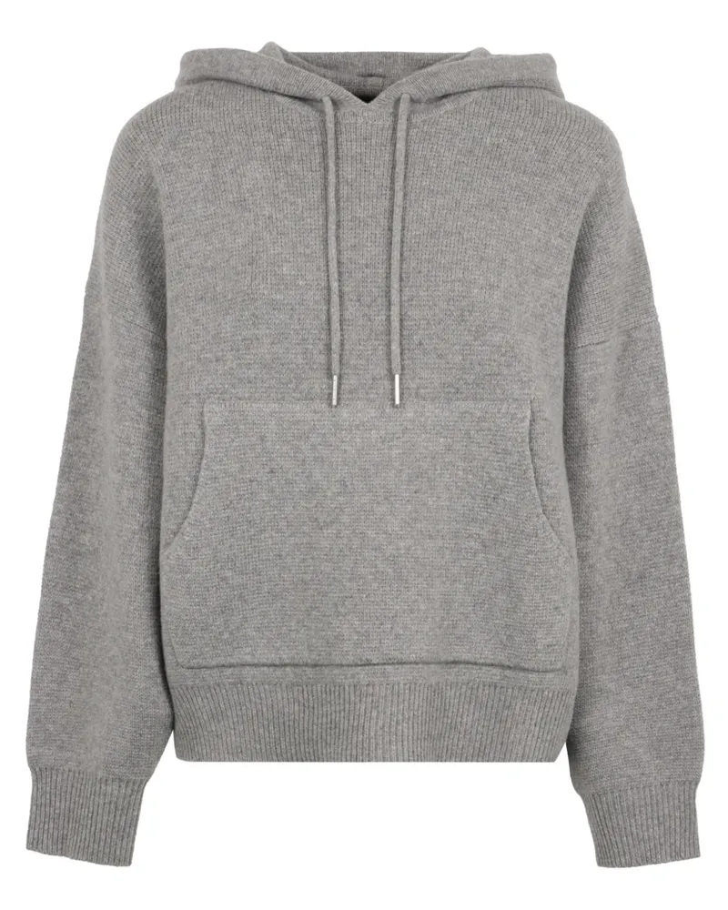 Nili Lotan Langärmeliger Hoodie - Grau Grau