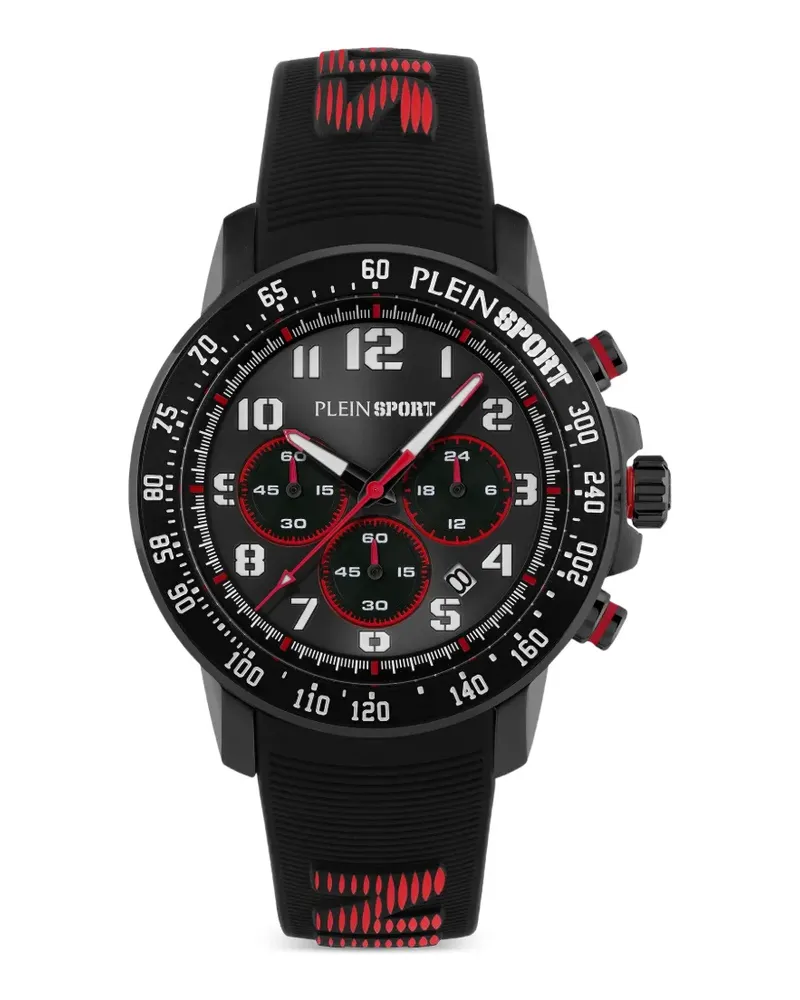 Philipp Plein Chronorace Armbanduhr 44mm - Schwarz Schwarz
