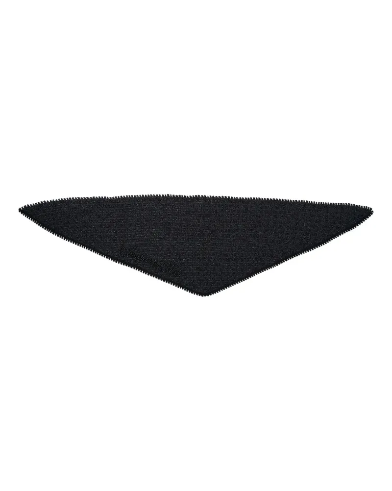 Andersson Bell Schal aus Tweed - Schwarz Schwarz