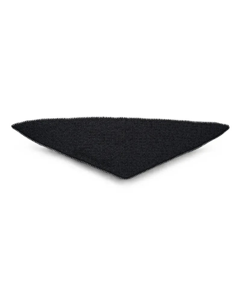 Andersson Bell tweed-knit scarf - Schwarz Schwarz
