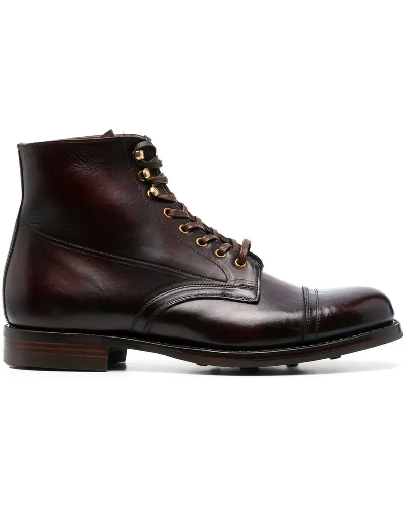 Ralph Lauren Klassische Schnürstiefel - Braun Braun