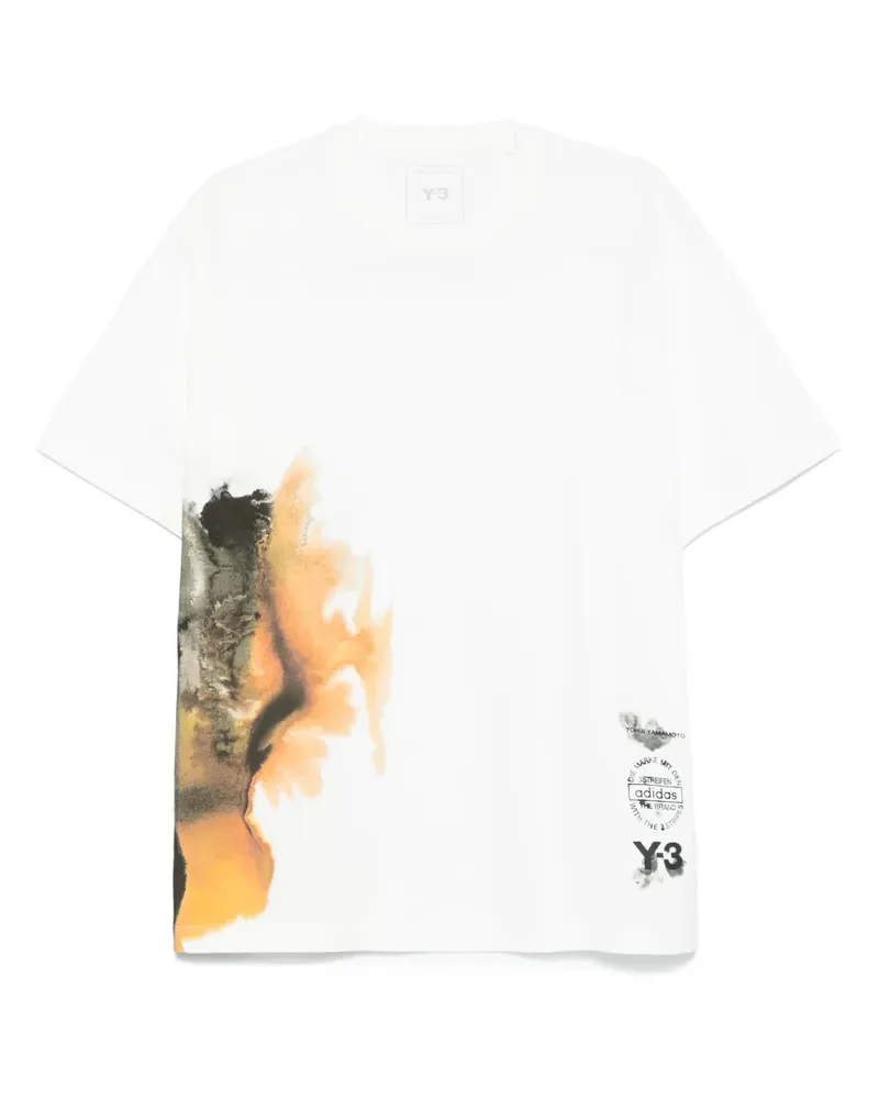 Y-3 AOP T-Shirt - Weiß Weiß