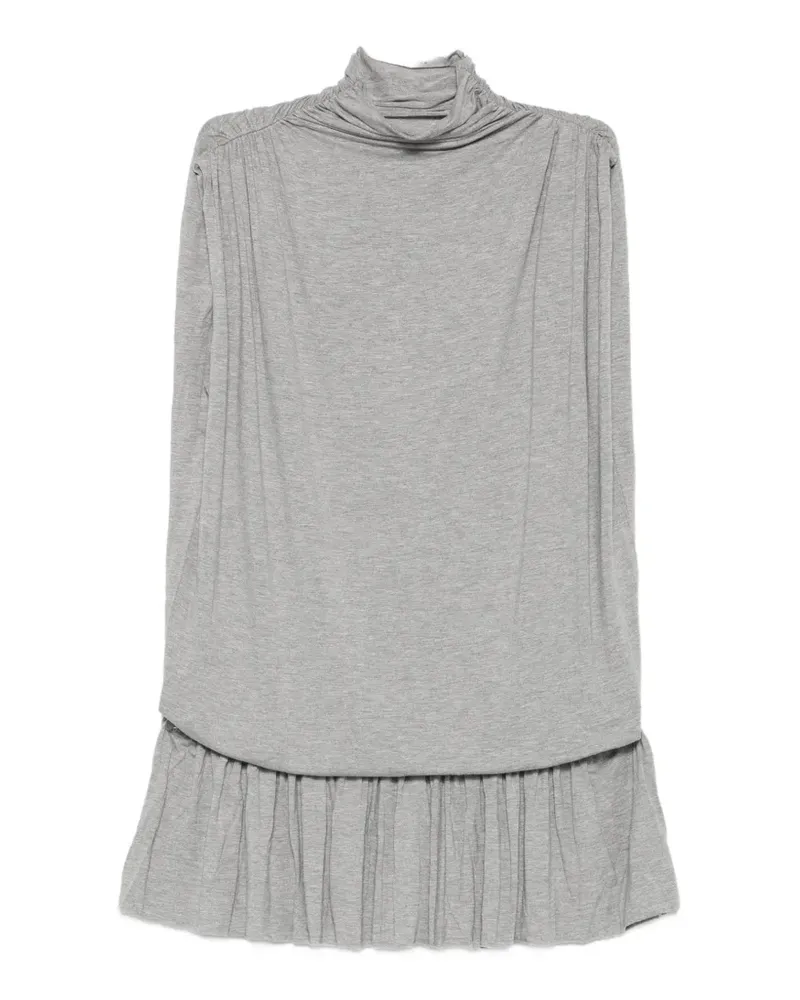 GIMAGUAS ruched sleeveless mini dress - Grau Grau