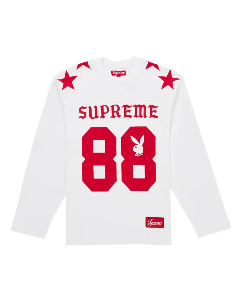 Supreme Being Playboy Football T-Shirt - Weiß Weiß