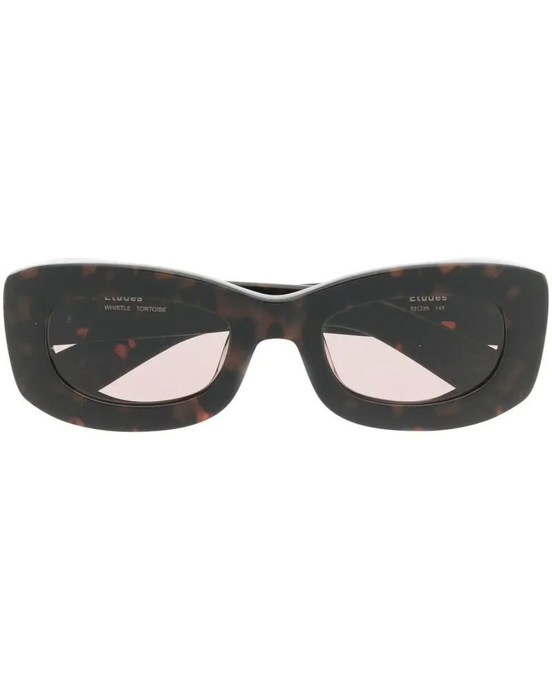 Études Studio Sonnenbrille in Schildpattoptik - Braun Braun