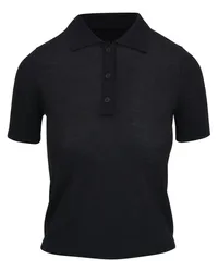 Nili Lotan Solana Poloshirt Schwarz