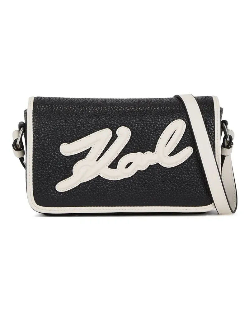 Karl Lagerfeld K/Signature Umhängetasche - Schwarz Schwarz