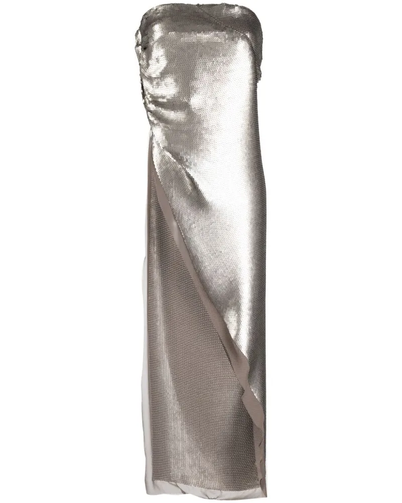 Rick Owens Luxor Paillettentop - Braun Braun